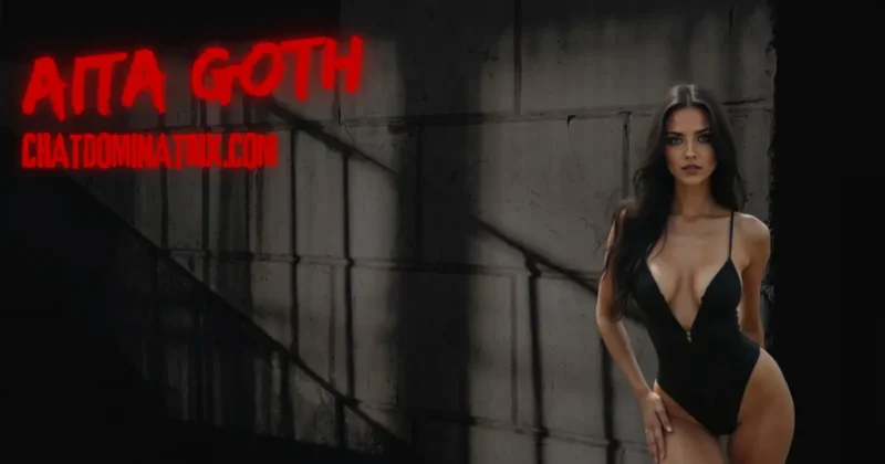 A dominatrix in a black leather jacket and bodysuit stands confidently against a dark brick wall, exuding power and authority. Femdom training for beginners, how to nurture obedience, enforce discipline, and deepen trust with your submissive.