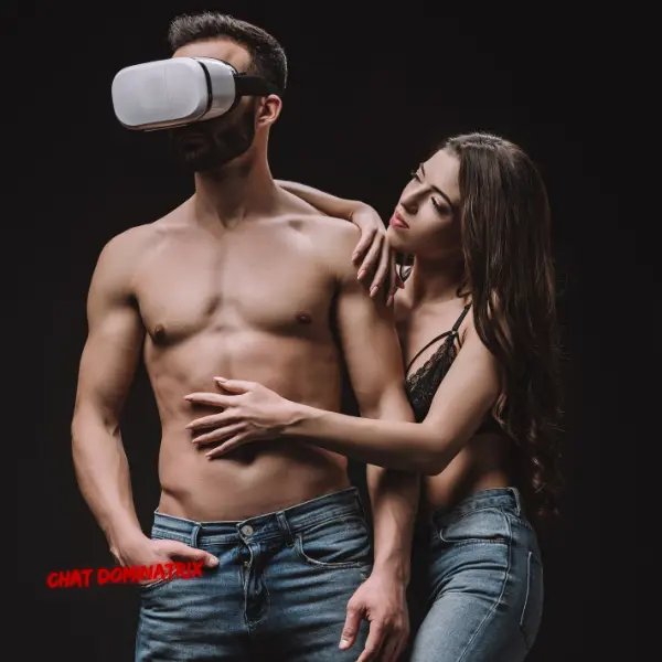 Sensual couple exploring BDSM in virtual reality – how KinkVR is transforming immersive domination and submission experiences
